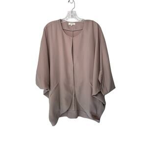 Aritizia Babaton Shawl Cardigan Beige Career Soft‎ Cozy Lightweight Shawl Large